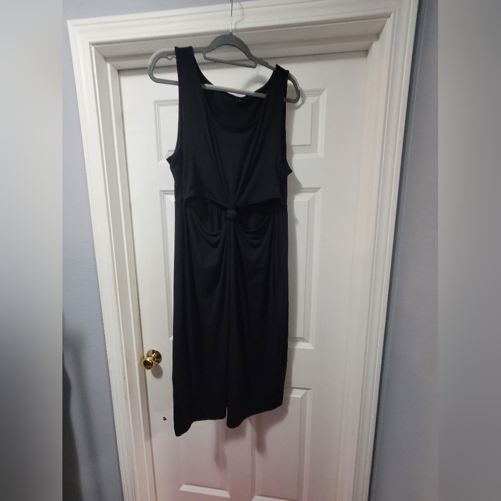 Torrid  Black Cut Out Midi Dress